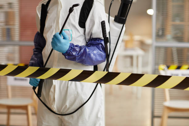 Professional Infectious Disease Decontamination technician working in Galena, IL